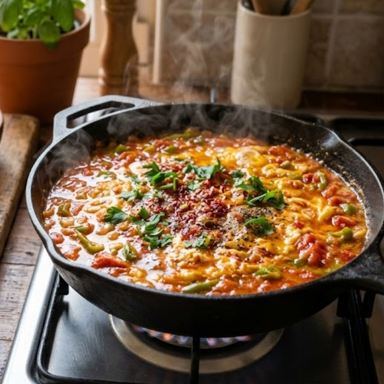 Sade Tereyağlı Menemen
